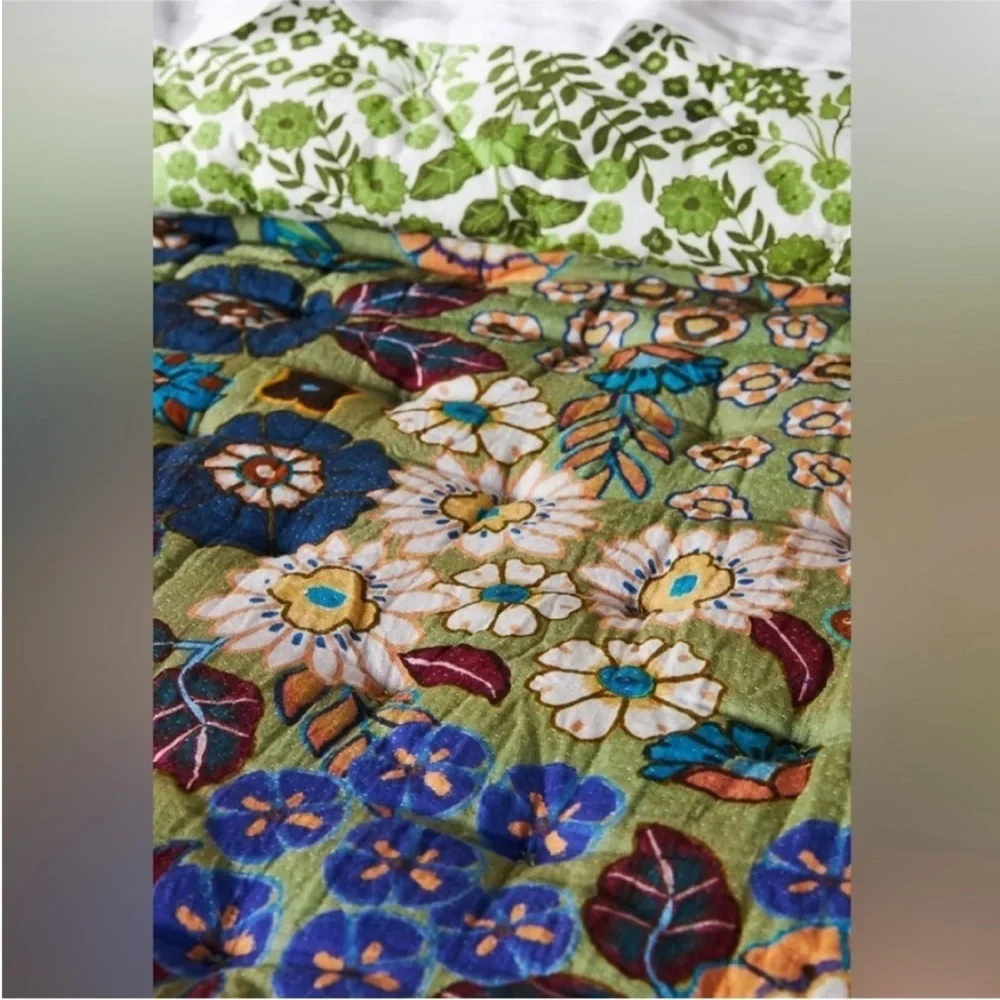 Anthropologie Averill Organic Cotton Quilt Size Cal King NWT